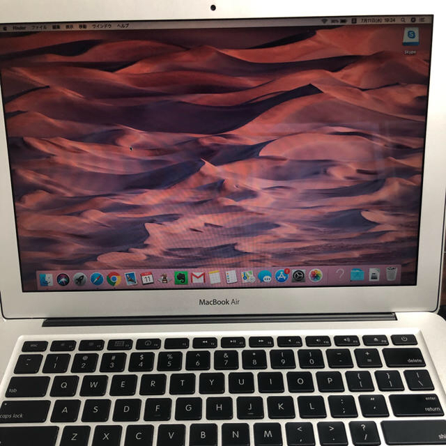 MacBookAir13inch USキーボード