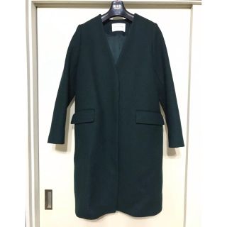 ユナイテッドアローズ(UNITED ARROWS)のユナイテッドアローズ ノーカラーVネックコート(ロングコート)