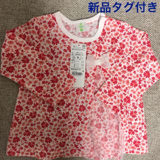 ディズニー(Disney)のゆー様専用　新品 花柄 ミニー 長袖 Tシャツ(シャツ/カットソー)