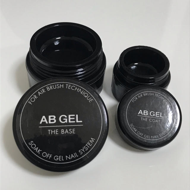 ABGEL・ジェルネイル・トップ＆ベース・2点セット コスメ/美容のネイル(ネイルトップコート/ベースコート)の商品写真