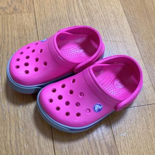 クロックス(crocs)のminochin様専用 美品 クロックスcrocs ４c５(12〜13cm) (サンダル)