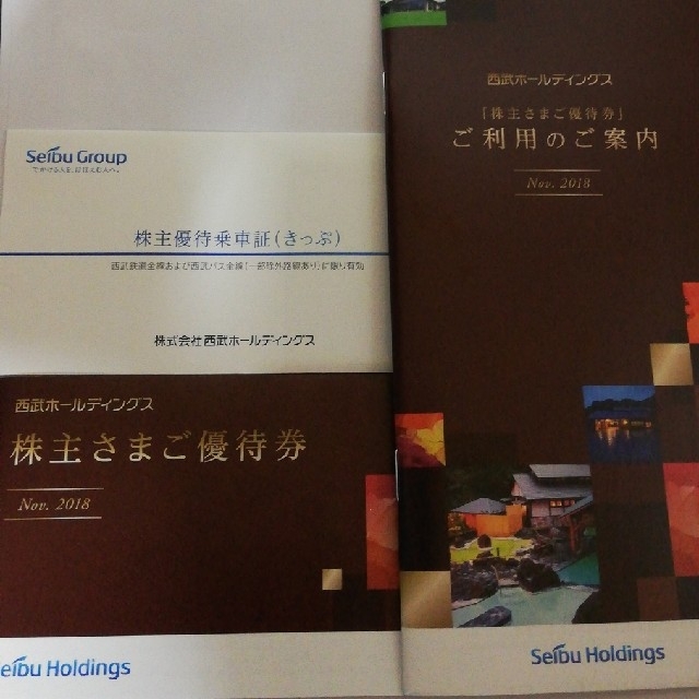西武HD 株主優待 株主優待冊子1冊