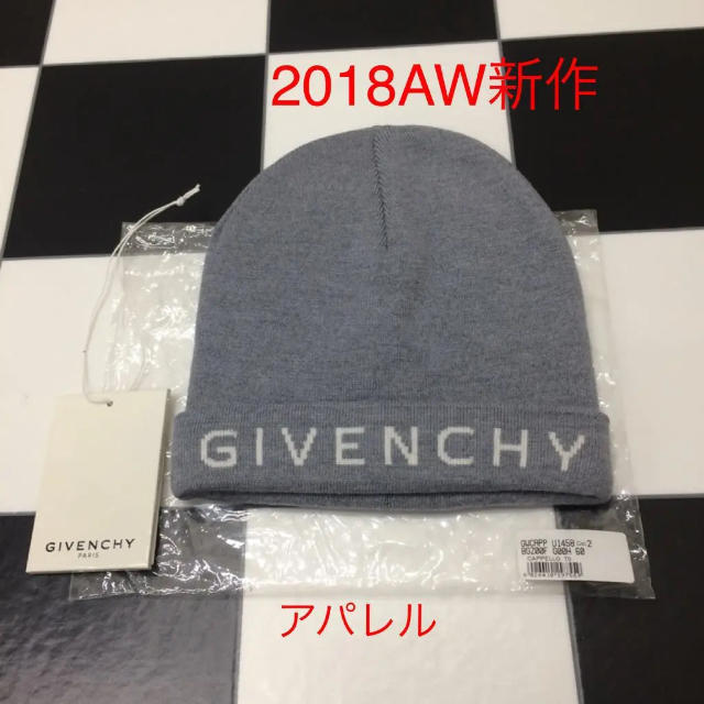 ユニセックス新品正規品 2018AW新作 GIVENCHY ジバンシー ロゴニット グレー