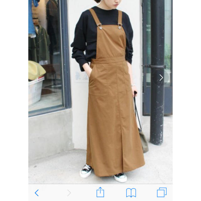 SLOBE IENA(スローブイエナ)のサロペットスカート ジャンパースカート イエナスローブ レディースのスカート(その他)の商品写真
