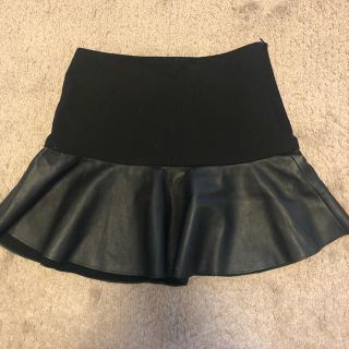 ザラ(ZARA)のザラ レザースカート(ミニスカート)