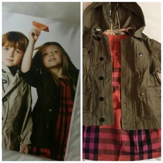 バーバリー(BURBERRY)のバーバリー 90 2点セット カタログ掲載 コーディネート コート&ワンピース(コート)