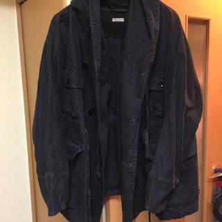 キャピタル(KAPITAL)のKAPITAL　かつらぎ起毛リングコート　黒　サイズS~M程度(ピーコート)