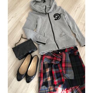 ダブルスタンダードクロージング(DOUBLE STANDARD CLOTHING)のダブスタ チェック スカート(ひざ丈スカート)