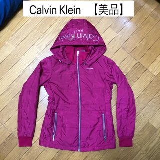 カルバンクライン(Calvin Klein)の美品 カルバンクライン ゴルフ レディース ウェア ダウン ブルゾン(ウエア)