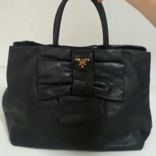 プラダ(PRADA)のrei様専用☆お値下げ☆プラダ バッグ カラーブラック(ハンドバッグ)