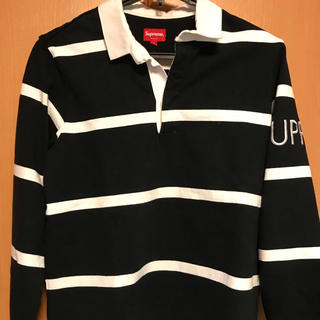 シュプリーム(Supreme)のsupreme 2016aw stripe rugby ラガーシャツ(ポロシャツ)