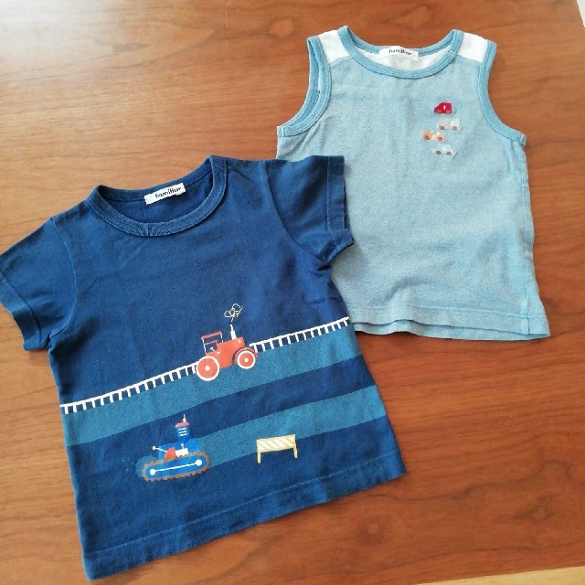 familiar(ファミリア)のファミリア　二枚セット キッズ/ベビー/マタニティのキッズ服男の子用(90cm~)(Tシャツ/カットソー)の商品写真