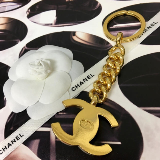 CHANEL♡ターンロックキーホルダー - キーホルダー