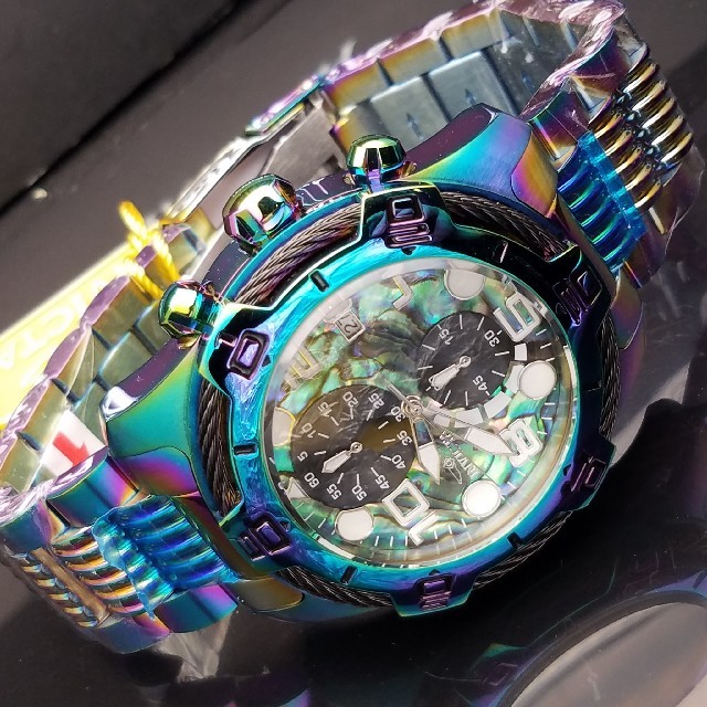 新品】 インビクタ INVICTA ボルト BOLT メンズ腕時計 レインボー