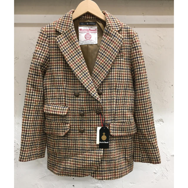 CHILD WOMAN(チャイルドウーマン)のHarris Tweed × CHILD WOMAN セットアップ レディースのジャケット/アウター(ピーコート)の商品写真