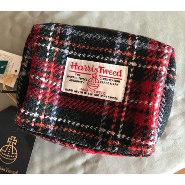 Harriss(ハリス)のHarris tweed❤️ポーチ［新品］ レディースのファッション小物(ポーチ)の商品写真