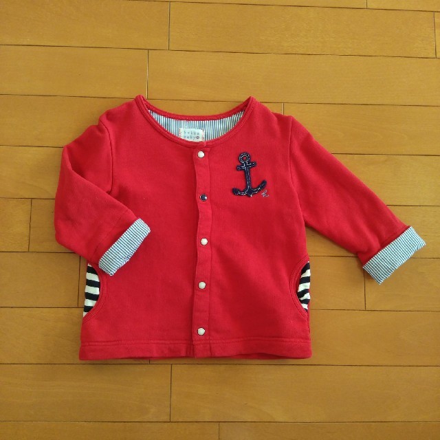 hakka baby(ハッカベビー)のhakka baby カーディガン90サイズ キッズ/ベビー/マタニティのキッズ服女の子用(90cm~)(カーディガン)の商品写真