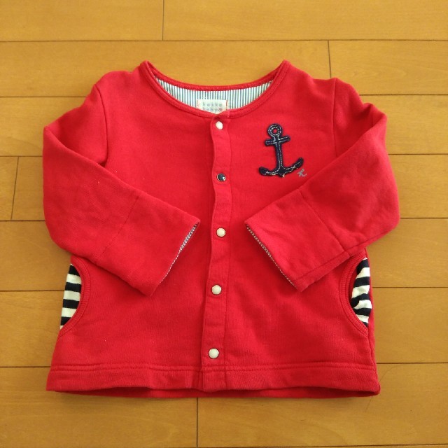 hakka baby(ハッカベビー)のhakka baby カーディガン90サイズ キッズ/ベビー/マタニティのキッズ服女の子用(90cm~)(カーディガン)の商品写真