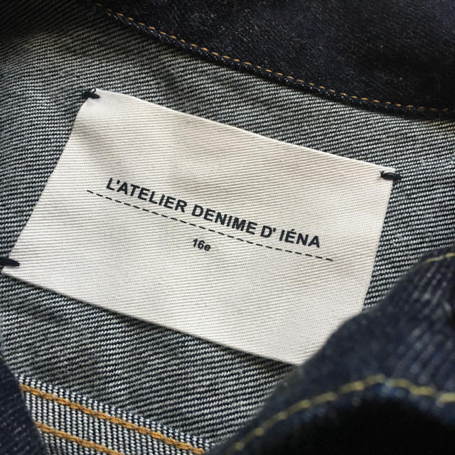 IENA(イエナ)のIENA デニムタックブルゾン レディースのジャケット/アウター(Gジャン/デニムジャケット)の商品写真