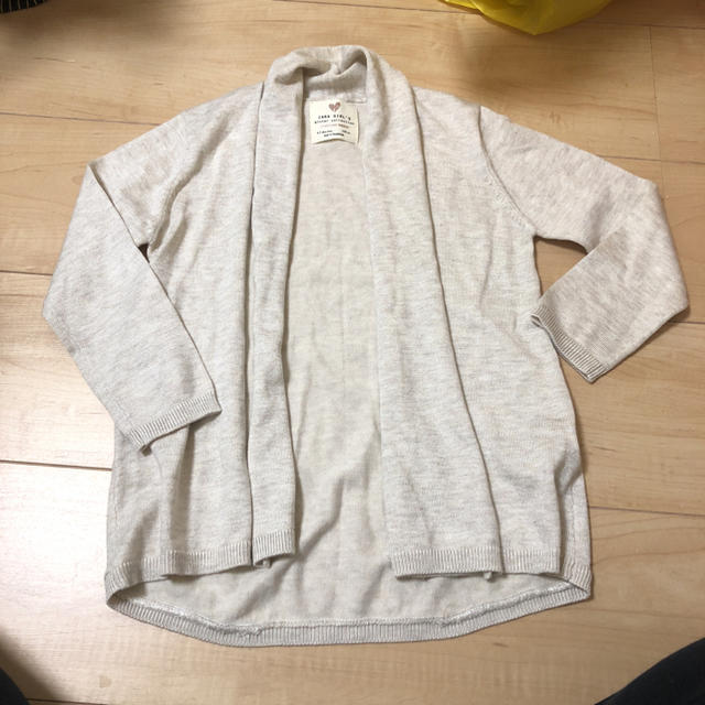 ZARA KIDS(ザラキッズ)のzara girl 110 ロングカーディガン 新品 キッズ/ベビー/マタニティのキッズ服男の子用(90cm~)(カーディガン)の商品写真