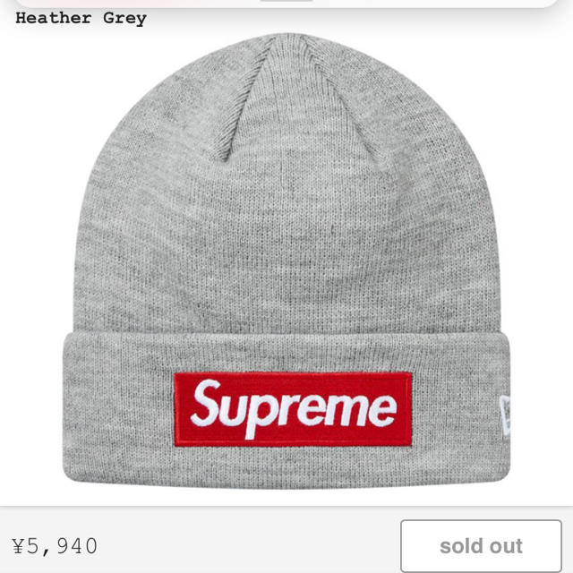 今日新入荷 supreme box logo beanie ニット帽/ビーニー