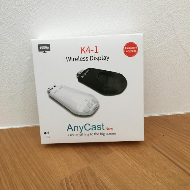 AnyCast K4-1 Wifi ディスプレイ ドングル ワイヤレス HDMI スマホ/家電/カメラのテレビ/映像機器(映像用ケーブル)の商品写真