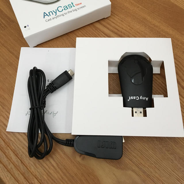 AnyCast K4-1 Wifi ディスプレイ ドングル ワイヤレス HDMI スマホ/家電/カメラのテレビ/映像機器(映像用ケーブル)の商品写真