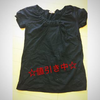 プロポーション(PROPORTION)のレディース トップス Mサイズ 黒(Tシャツ(半袖/袖なし))