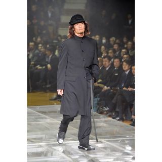 ヨウジヤマモト(Yohji Yamamoto)のyohji yamamoto 10aw スタンドカラーコート(ステンカラーコート)