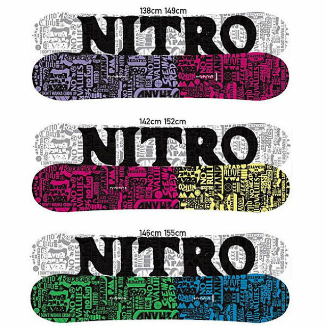 【未使用】スノーボード　板　NITRO　T0　152cm