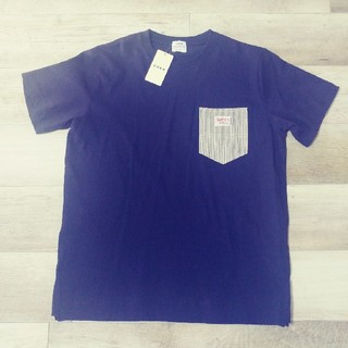 コーエン(coen)のcone Tシャツ 紺 メンズ シンプル ポケット(Tシャツ/カットソー(半袖/袖なし))