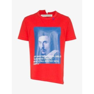 オフホワイト(OFF-WHITE)のOFF WHITE RED BERNINI S/S T-SHIRT(Tシャツ/カットソー(半袖/袖なし))