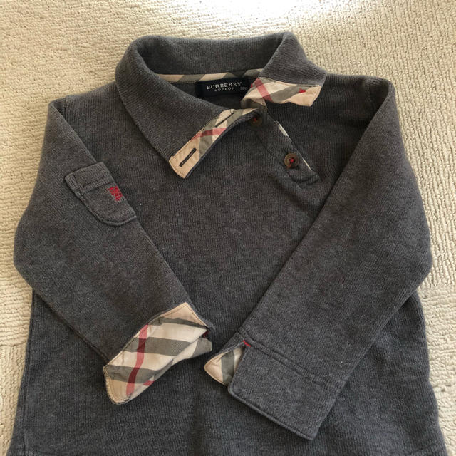 BURBERRY(バーバリー)のバーバリー  80  長袖 キッズ/ベビー/マタニティのベビー服(~85cm)(シャツ/カットソー)の商品写真