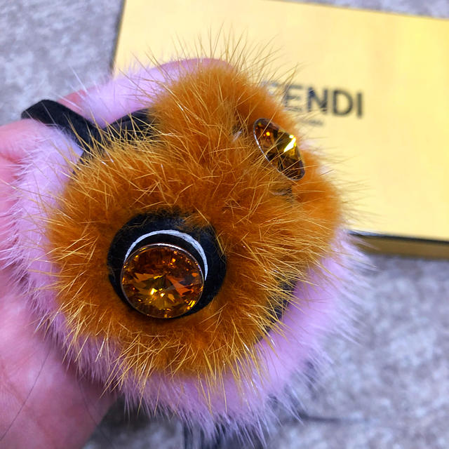 FENDI  バッグチャーム ミンクチャーム モンスター