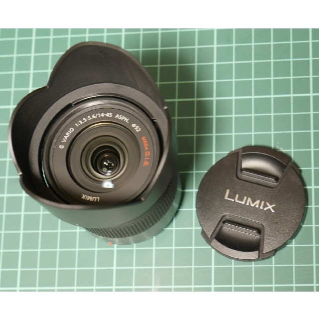 Panasonic(パナソニック)の中古美品！　Lumix G Vario 14-45mm  スマホ/家電/カメラのカメラ(レンズ(ズーム))の商品写真