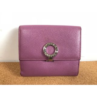 ブルガリ(BVLGARI)のブルガリ ダブルホック 財布 パープル系(財布)