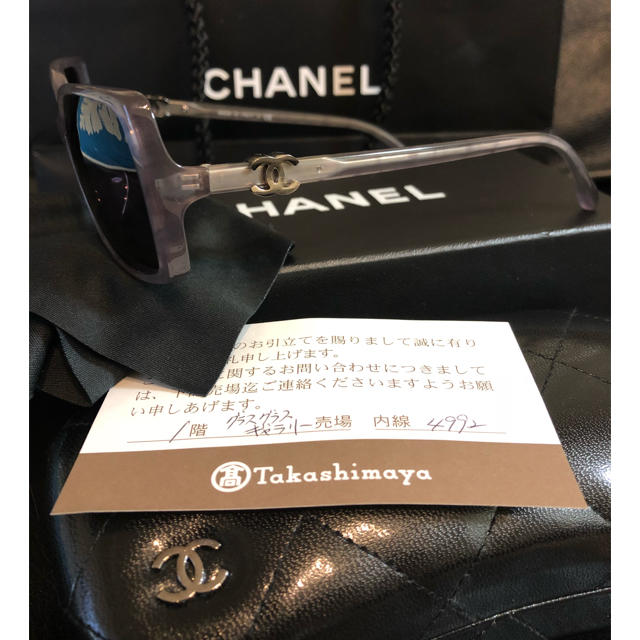 がとても CHANEL サングラス♡美USED 箱付属の通販 by ♡L♡|シャネル