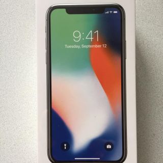 新品未開封！ iPhoneX 64G SIMフリー シルバー