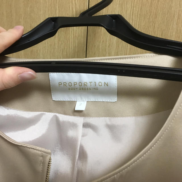 PROPORTION BODY DRESSING(プロポーションボディドレッシング)のPROPOTION BODY DRESSING ノーカラージャケット レディースのジャケット/アウター(ノーカラージャケット)の商品写真