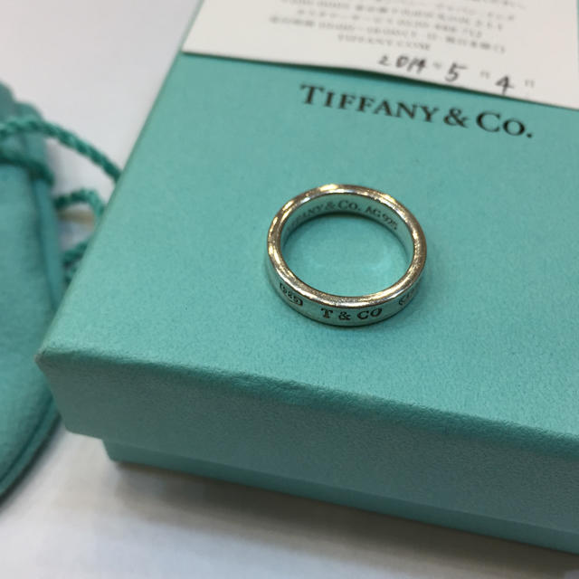 Tiffany & Co.(ティファニー)の即購入OK! 美品 ティファニー リング 1837 ナローリング シルバー925 レディースのアクセサリー(リング(指輪))の商品写真