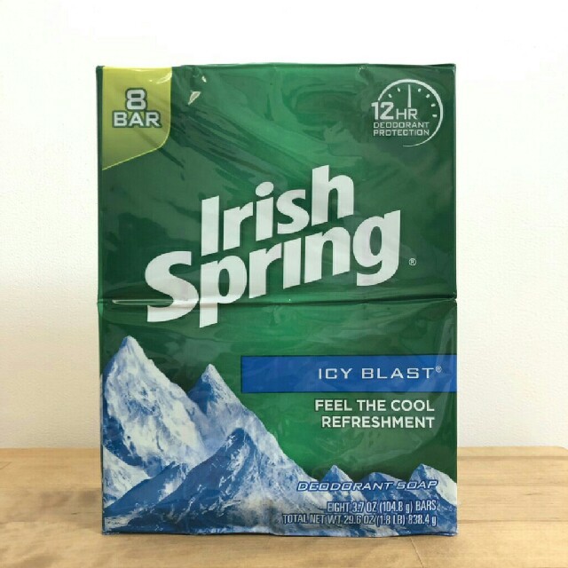Irish Spring DEODORANT SOAP 8BAR コスメ/美容のボディケア(ボディソープ/石鹸)の商品写真