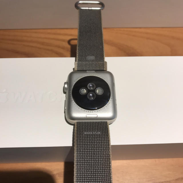 Apple Watch series2 42mm ウーブナイロン腕時計(デジタル)