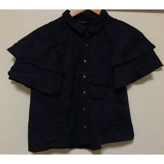 ダブルクローゼット(w closet)のw closet ネイビーシャツ(シャツ/ブラウス(長袖/七分))