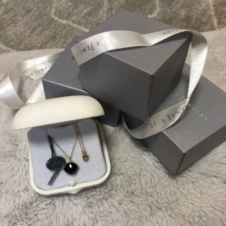 スタージュエリー(STAR JEWELRY)のスタージュエリー 18金 ゴールド オニキス ネックレス(ネックレス)