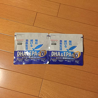 アジノモト(味の素)の味の素  DHA & EPA + ビタミンD  120粒×2袋(ビタミン)