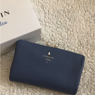 ランバンオンブルー(LANVIN en Bleu)のmy.s様専用 ランバンオンブルーがま口財布 ブルー(財布)