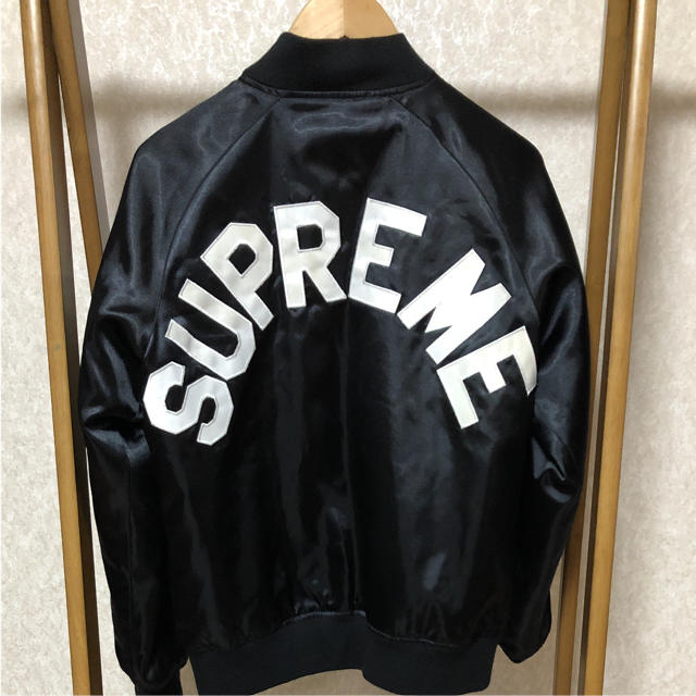 Supreme(シュプリーム)のSupreme×Champion サテンジャケット メンズのジャケット/アウター(スタジャン)の商品写真