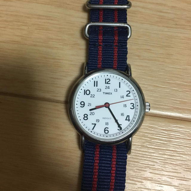 TIMEX(タイメックス)の[naomi様専用]TIMEX タイメックス ネイビー/レッド※(値引きあり) メンズの時計(腕時計(アナログ))の商品写真