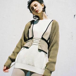 ビューティアンドユースユナイテッドアローズ(BEAUTY&YOUTH UNITED ARROWS)のTAN ニットビスチェ(ニット/セーター)