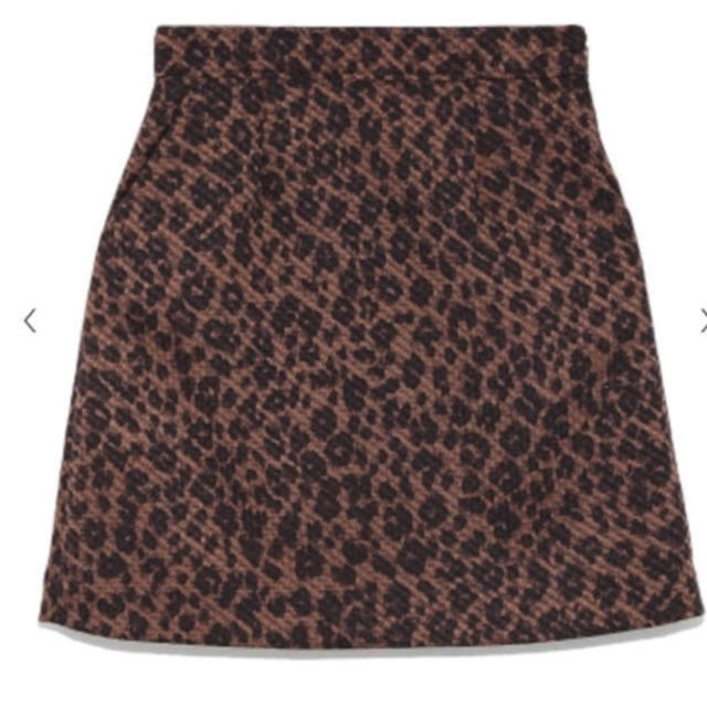 SNIDEL(スナイデル)のSNIDEL レオパードスカート レディースのスカート(ミニスカート)の商品写真